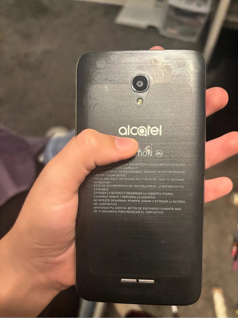 Alcatel Fierce 4 Black Cell Phone